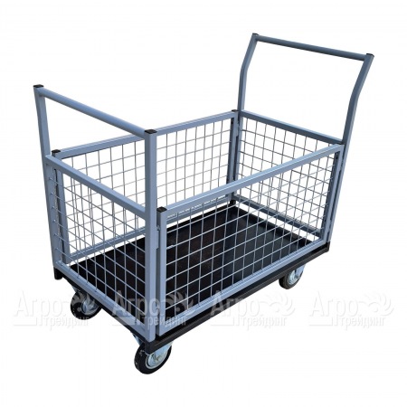 Тележка Sadovodcart платформенная с бортами в Челябинске