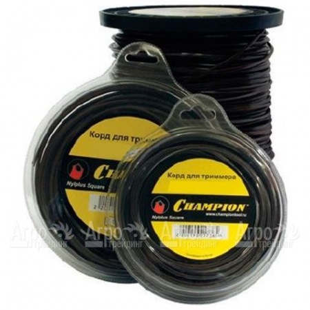 Корд триммерный Champion Nylplus Square 2.4мм, 15м (квадрат)  в Челябинске