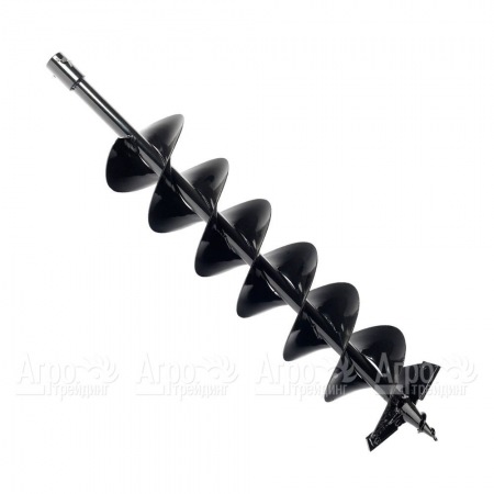 Шнек двухзаходный Patriot D 150B для грунта, длина 800 мм, сменные ножи  в Челябинске