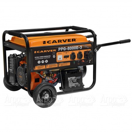 Бензогенератор Carver PPG-8000E-3 2 кВт в Челябинске