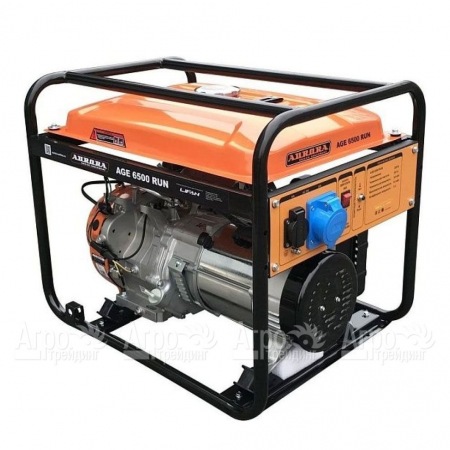 Бензогенератор Aurora AGE 6500 RUN 6 кВт увеличенный бак 13 л в Челябинске