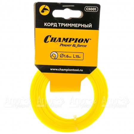 Корд триммерный Champion Round 1.6мм, 15м (круглый) в Челябинске