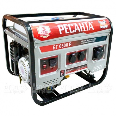 Бензогенератор Ресанта БГ 6500 Р 5 кВт в Челябинске