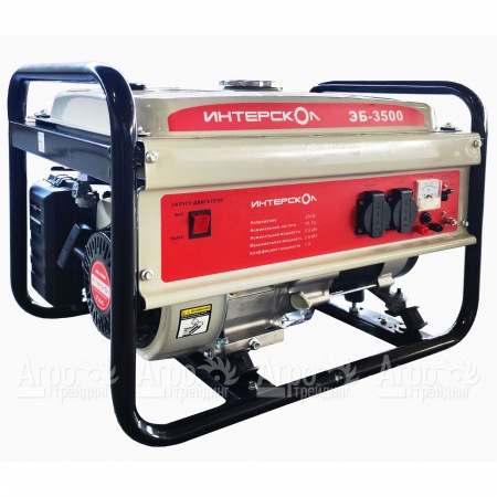 Бензогенератор Интерскол ЭБ-3500 2.5 кВт в Челябинске