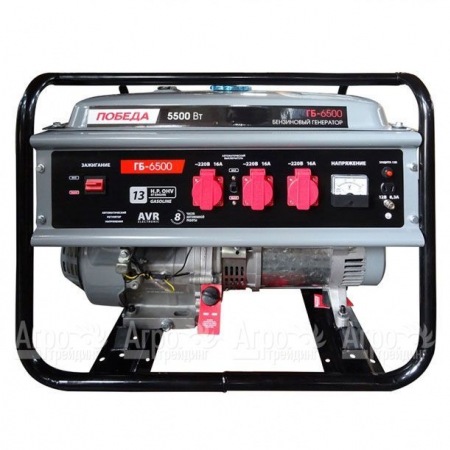 Бензогенератор Победа ГБ 6500 5 кВт в Челябинске