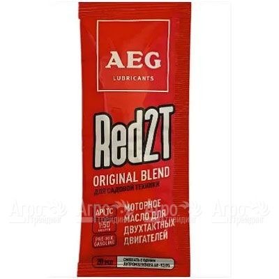 Масло минеральное AEG RED 2T Original blend API TC 20 мл для 2-х тактных двигателей в Челябинске