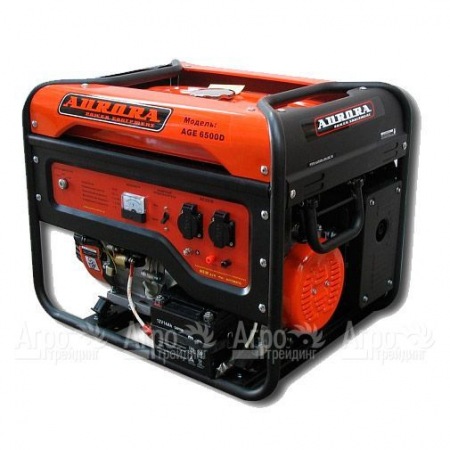 Бензогенератор Aurora AGE-6500 D 5 кВт в Челябинске
