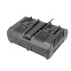 Комплект WA3611 20V: 2 аккумулятора 4Ач и двойное зарядное устройство 2А для аккумуляторной техники Worx в Челябинске